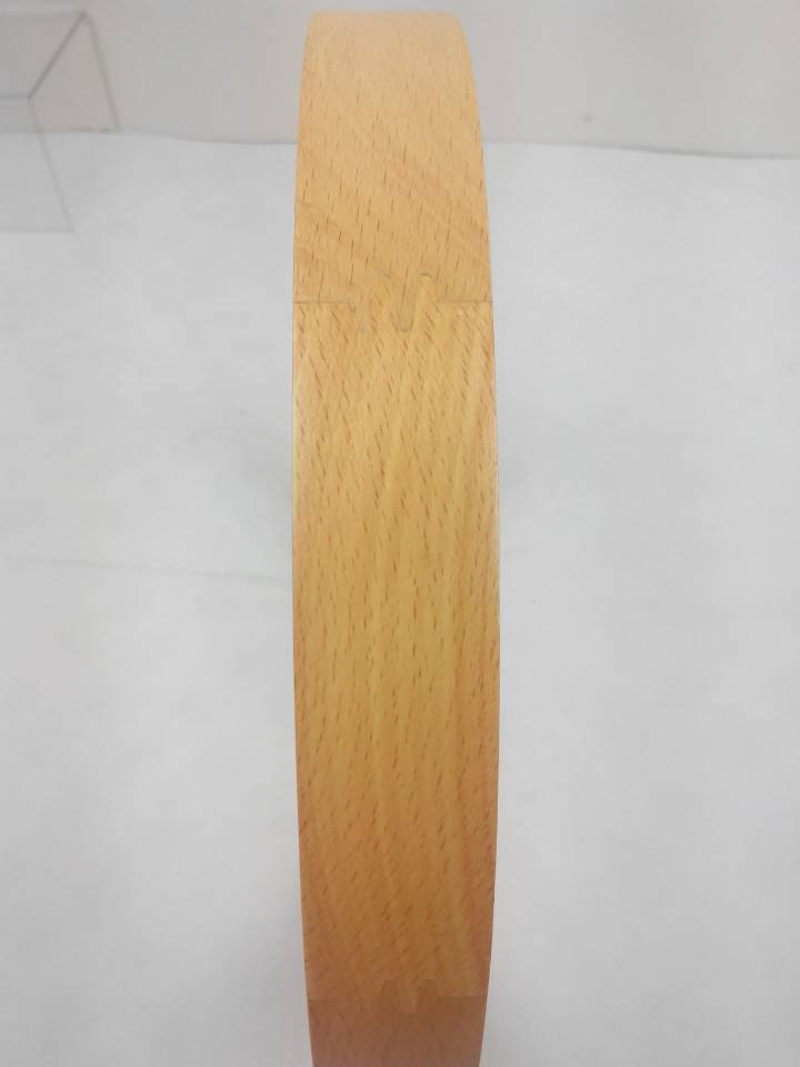 horloge murale en bois - motif coquelicots-597