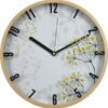 horloge murale en bois - motif arbres-0