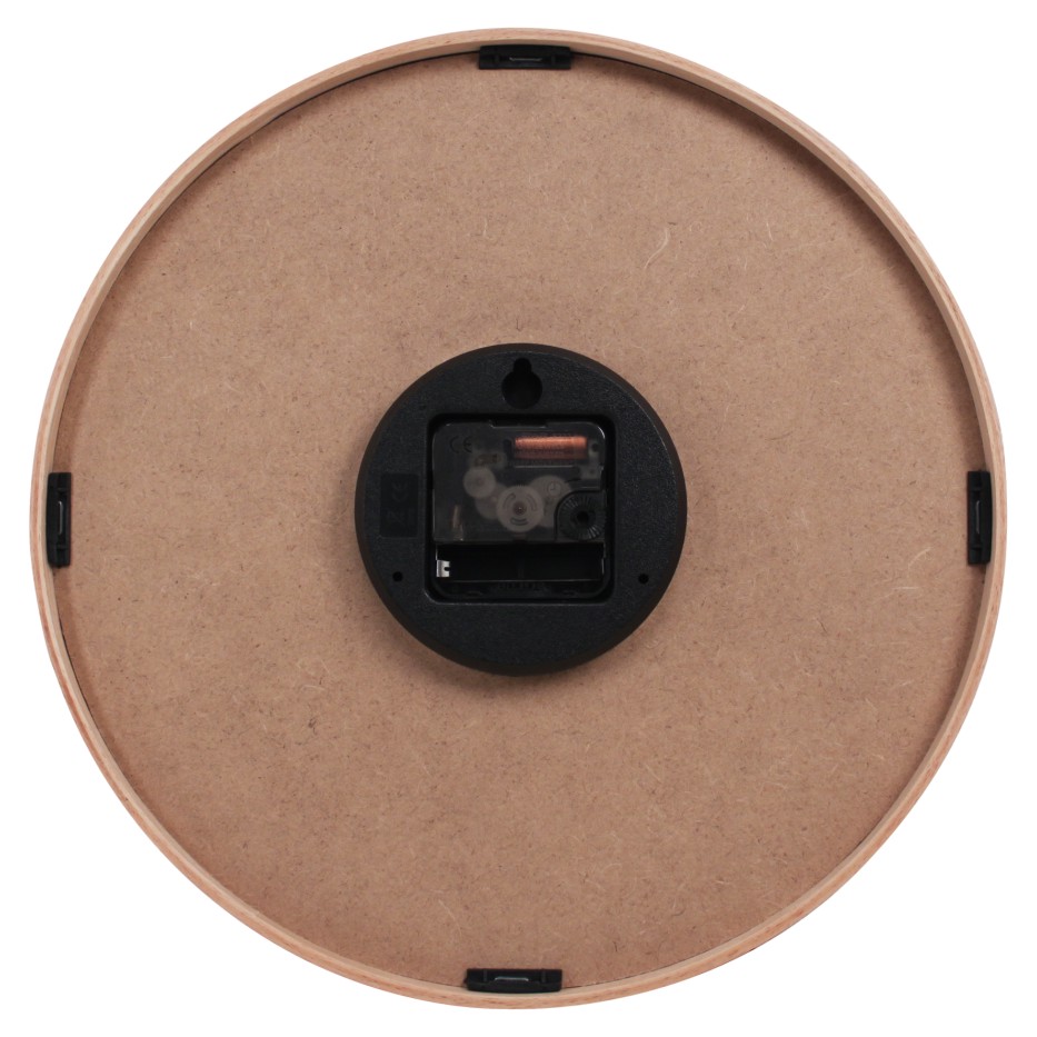 horloge murale en bois - motif arbres-595