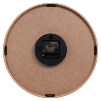 horloge murale en bois - motif coquelicots-599