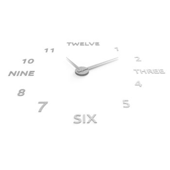 Horloge murale complète avec cadran chiffres et lettres – Image 14