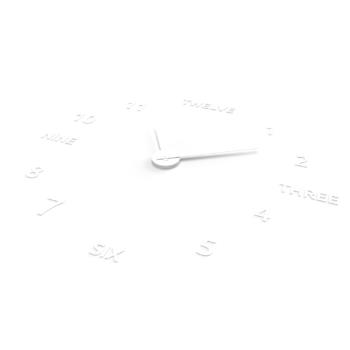 Horloge murale complète avec cadran chiffres et lettres – Image 8