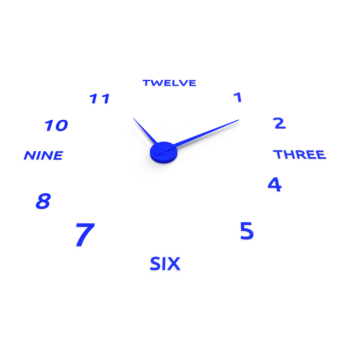 Horloge murale complète avec cadran chiffres et lettres – Image 6
