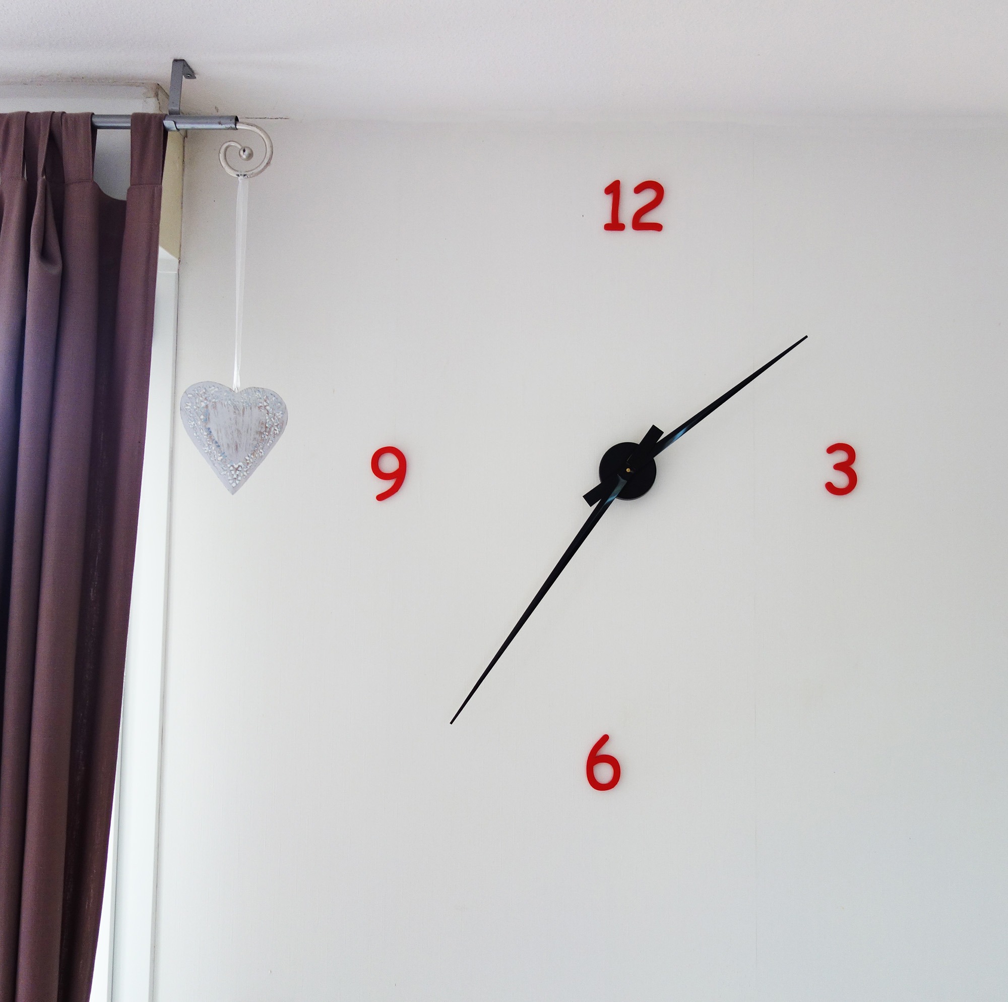 Chiffres 3D pour horloge murale-627