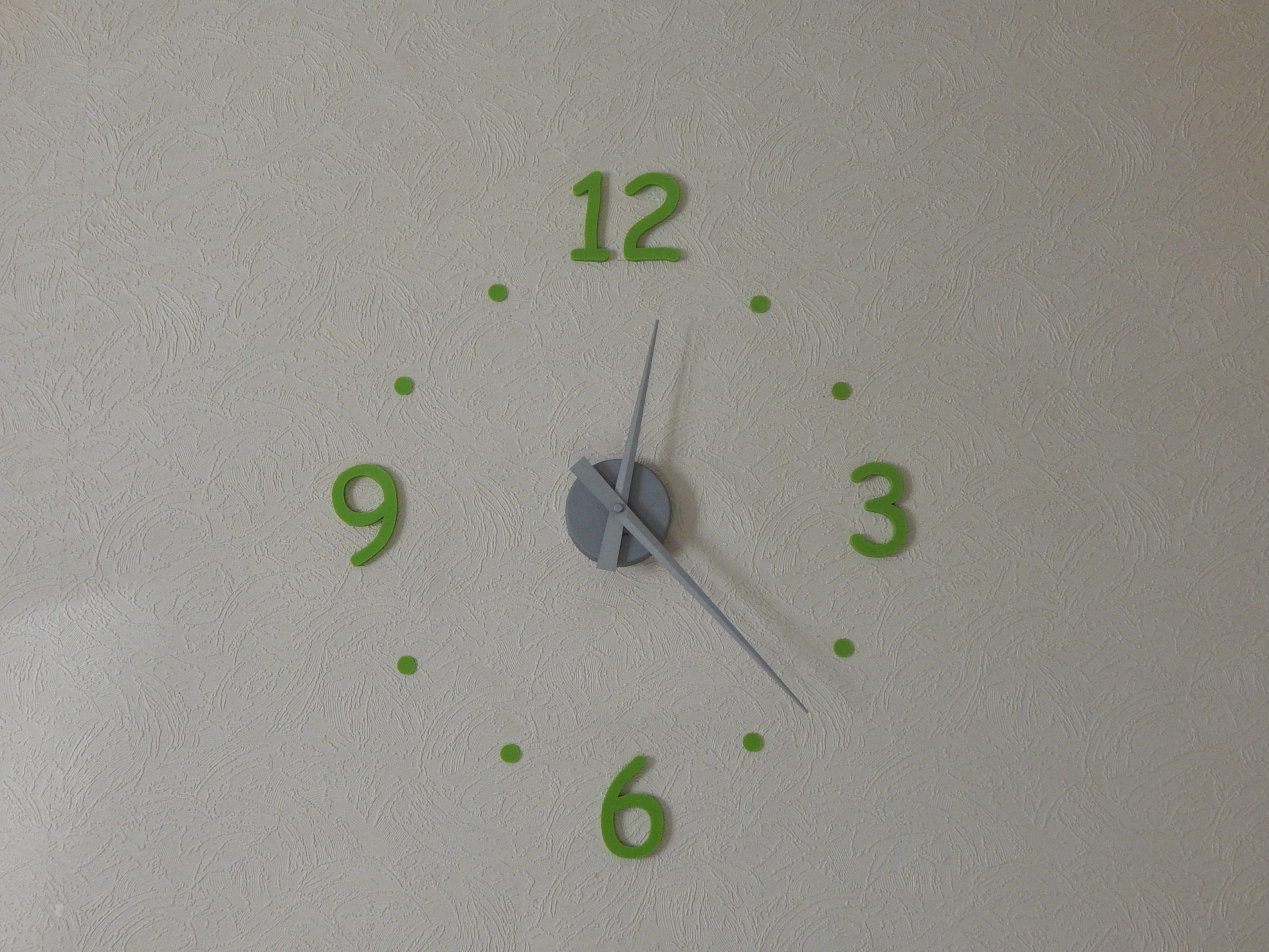 Chiffres 3D pour horloge murale-626