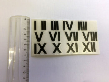 stickers chiffres romains taille 2 cm-0