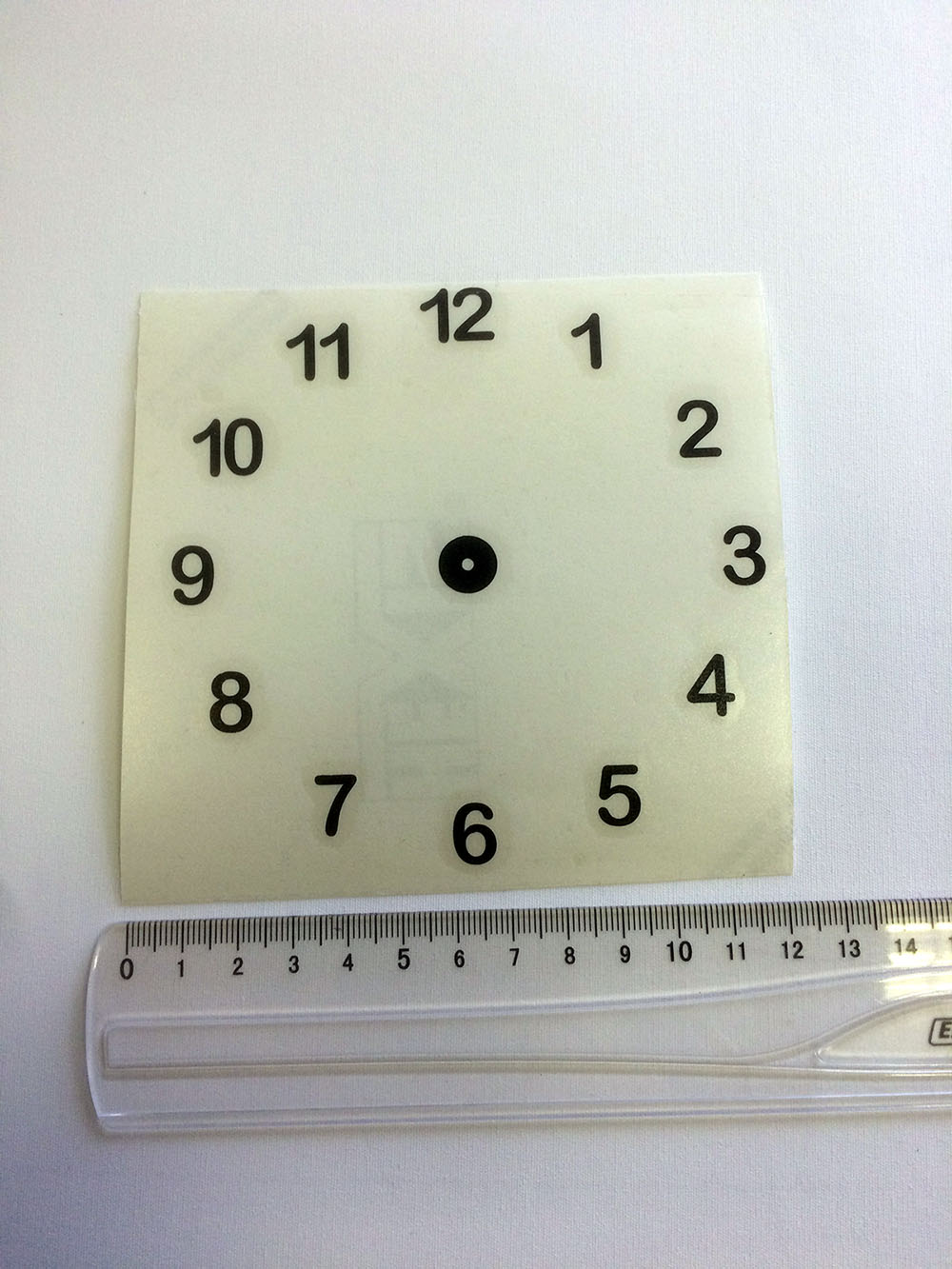stickers chiffres 1cm - diamètre 12 cm idéal CD-0