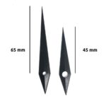 Aiguilles dauphine 45 - 65 mm - plastique - biseau