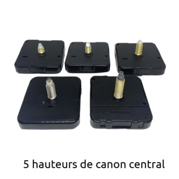 Alternative view of mecanisme d'horloge silencieux quartz sans crochet plastique