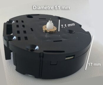 Mécanisme micro horloge pour réveil / pendulette - marque UTS – Image 4