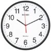 horloge murale noire radio pilotée Bayard-0