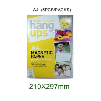 Feuilles A4 magnétiques imprimables et d'encre - LOT DE 5 - créez vos magnets horloge – Image 3