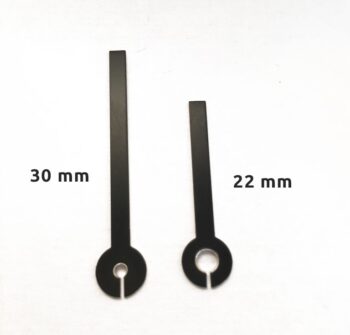 Aiguilles micro horloge 22 / 30 mm - ALU - UTS
