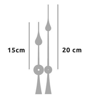 Aiguilles 15 / 20 cm spade - ALU – Image 3