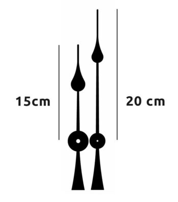 Aiguilles 15 / 20 cm spade -PLA