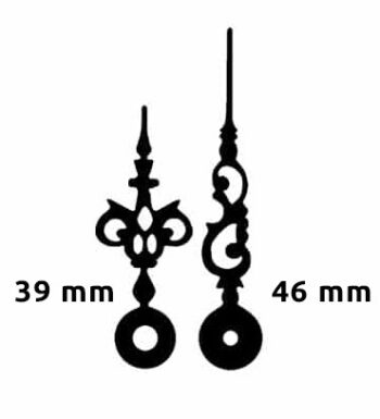 Aiguilles 39 / 46 mm style ancien