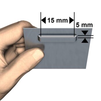 Alternative view of Attache adhésive pour fixation plaque au mur - dibond - forex - 1 kg à 12 kg
