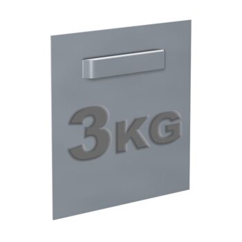 Attache adhésive pour fixation plaque au mur - dibond - forex - 1 kg à 12 kg