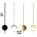 Pendule pour mécanisme a balancier - lentille 48 mm - 4 couleurs