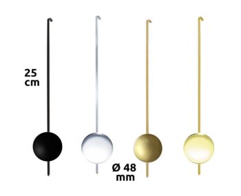 Pendule pour mécanisme a balancier - lentille 48 mm - 4 couleurs
