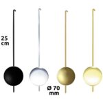 Pendule pour mécanisme a balancier - lentille 70 mm - 4 couleurs