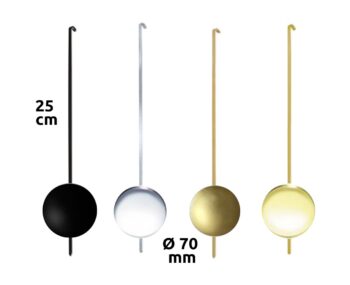 Pendule pour mécanisme a balancier - lentille 70 mm - 4 couleurs