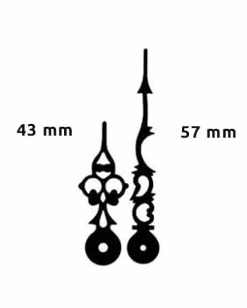 Aiguilles 43 / 57 mm style ancien - PLA