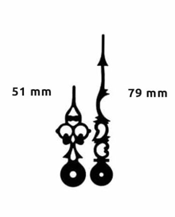 Aiguilles 51 / 79 mm style ancien