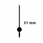 Trotteuse 31mm plastique