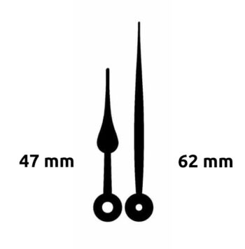Aiguilles poire 47 / 62 mm