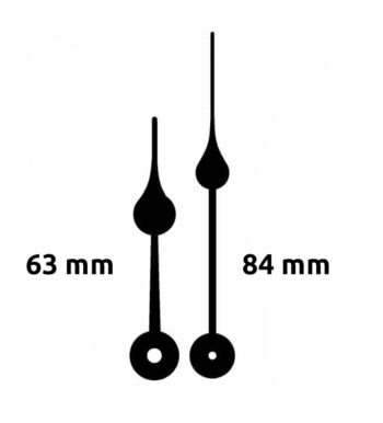 Aiguilles poire 63 / 84mm