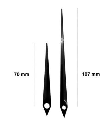 Aiguilles dauphine 70 / 107 mm - biseau