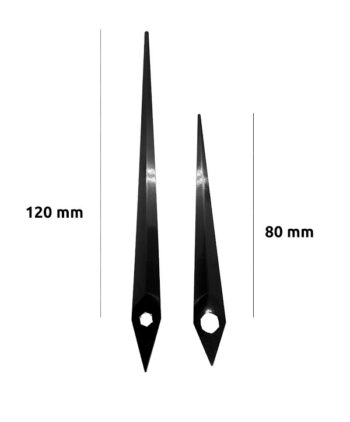 Aiguilles dauphine 80 / 120 mm biseau