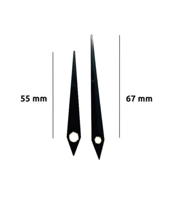 Aiguilles dauphine 55 / 67 mm biseau