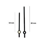 Aiguilles 58 / 80 mm - fixation euro