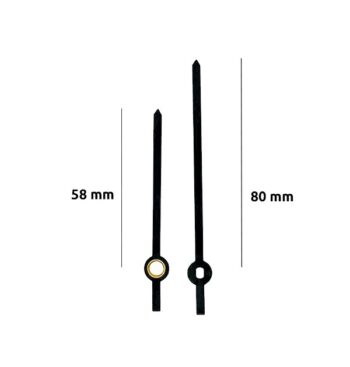 Aiguilles 58 / 80 mm - fixation euro