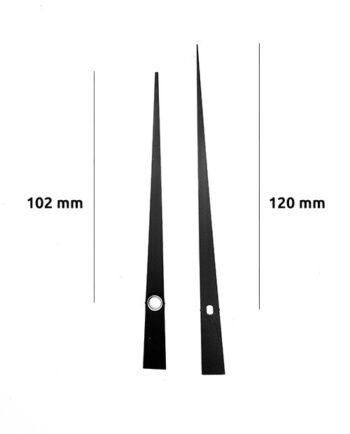 Aiguilles 102 / 120 mm - fixation euro