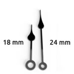 Aiguilles micro horloge 18 / 24 mm - UTS