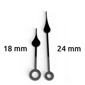 Aiguilles micro horloge 18 / 24 mm - UTS