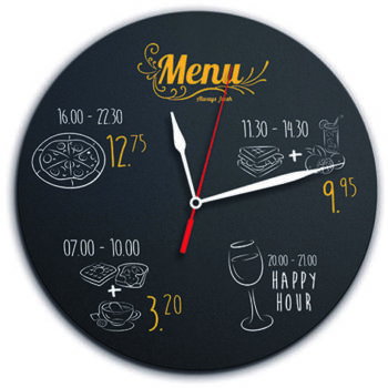 KIT pour créer une horloge ardoise a personnaliser a la craie liquide - 30 cm – Image 3