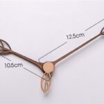 Aiguilles bois 10.5 - 12.5 cm - style feuilles