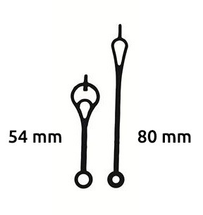 Aiguilles de style 54 / 80 mm