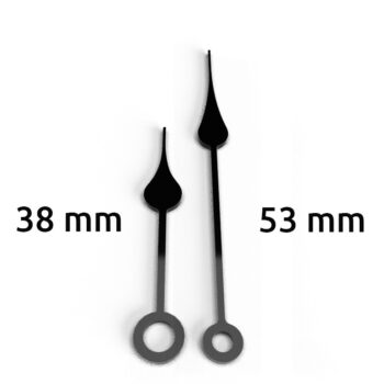 Aiguilles micro horloge 38 / 53 mm - UTS
