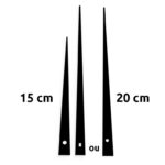 Aiguilles 15 / 20 cm - plastique - round