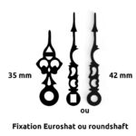 aiguilles style ancien 35-42mm fixation euro ou round