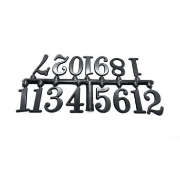 chiffres horloge noirs - 6 hauteurs au choix