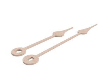 Alternative view of Aiguilles poire 79 - 110 mm PLA - round - euro - radio