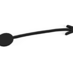 Trotteuse plastique 65 mm en forme de flèche