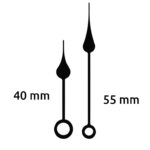 Aiguilles poire 40 - 55 mm PLA - round