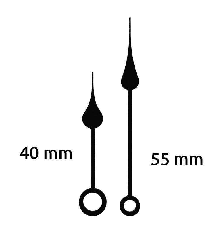 Aiguilles poire 40 - 55 mm PLA - round